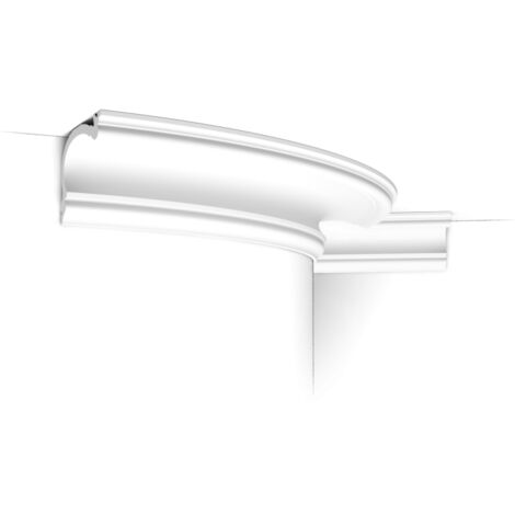 Corniche flexible style manoir - Orac Decor - L200xp12.2xH8.8cm - C341F - L200 x H8,8 x L12,2 cm - ORAC DECOR (1/5)