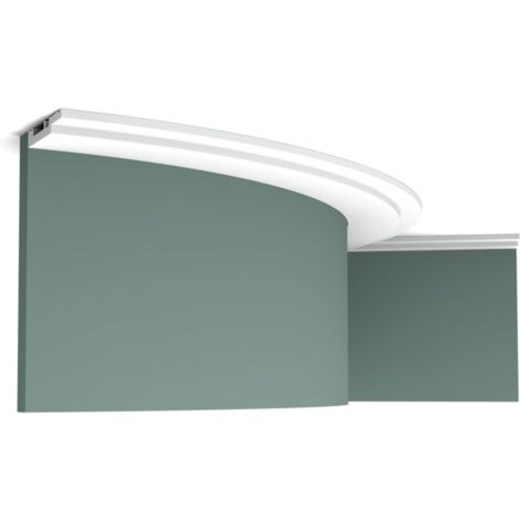 Petite corniche flexible à la forme épurée SX187F - L200 x H7,5 x L1,2 cm - ORAC DECOR (1/5)