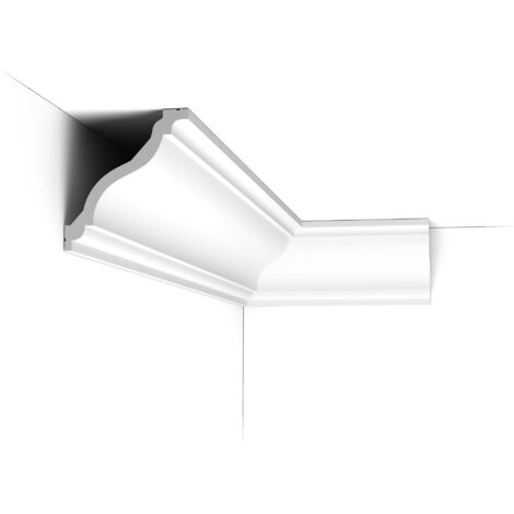 Corniche en col de cygne - Orac Decor - L200xp11.1xH12.2cm - Carton complet 26 mètres - C333 - L200 x H12,2 x L11,1 cm - ORAC DECOR
