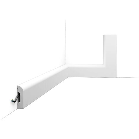 Cimaise sommet arrondi - Orac Decor - L200xp1.3xH5cm - Carton complet 42 mètres - SX182 - L200xH5xL1,3 cm - ORAC DECOR