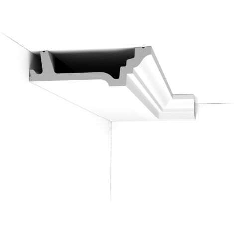 Corniche - Orac Decor - L200xp15.5x4.7cm - Carton complet 16 mètres - C305 - L200 x H4,7 x L15,5 cm - ORAC DECOR