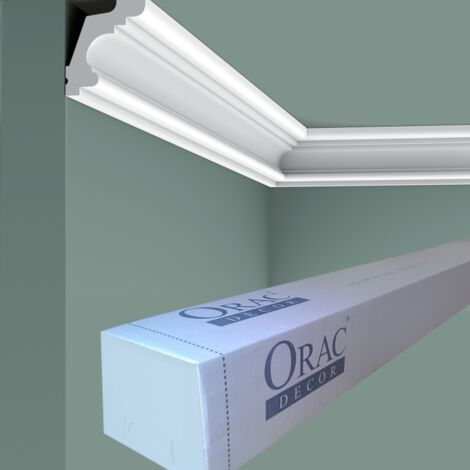Petit profil élégant - Orac Decor - L200xp4.2xH5 cm - Carton complet 32 mètres - C322 - L200 x H5 x L4,2 cm - ORAC DECOR