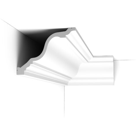C334 Corniche plafond Orac Decor - 15x19,5x200cm (h x p x L) - moulure décorative polyuréthane Pack 2 pièces (1/5)