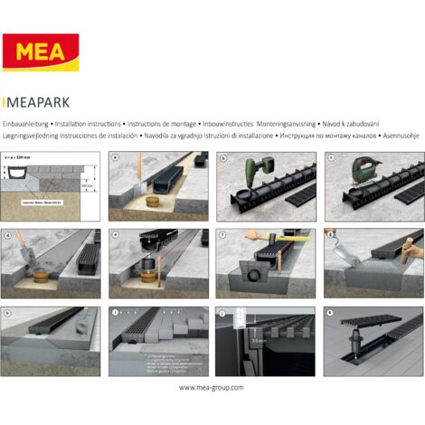 KIT Accessoires pour CANIVEAUX MEAPARK