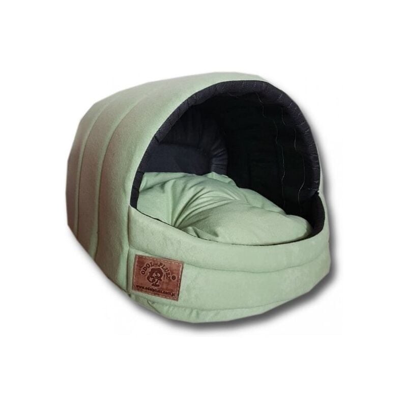 Cama para perros - perro pequeño - parque infantil - cama para perros - 45 x 49 x 36 cm - verde mate - cama para perros - cama para perros