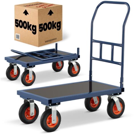 Carrito de transporte de almacén - 90x50x42cm - HIGHER - máx. 650 kg (1/5)