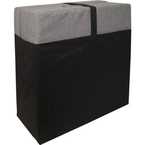 Colchón para invitados - gris - colchón de camping - colchón de viaje - colchón plegable - 195 x 65 x 10