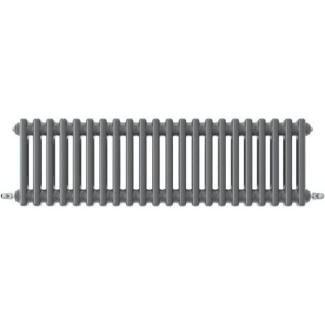 Acezanble Horizontal Traditional Cast Iron Style Radiator 300x1010mm 2 Column Anthracite