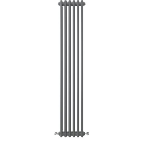 Acezanble Vertical Traditional Cast Iron Style Radiator 1500x290mm 3 Column Anthracite