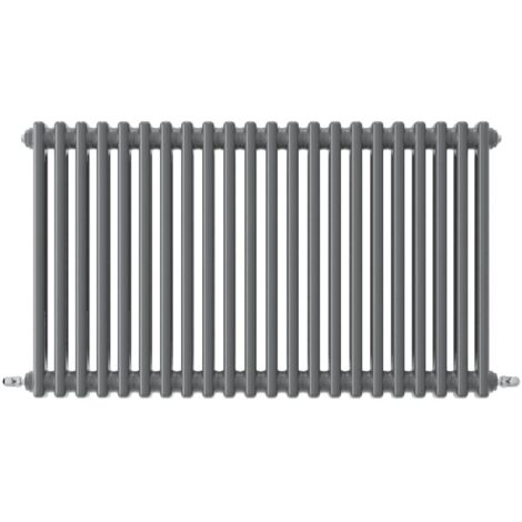 Acezanble Horizontal Traditional Cast Iron Style Radiator 600x1010mm 2 Column Anthracite