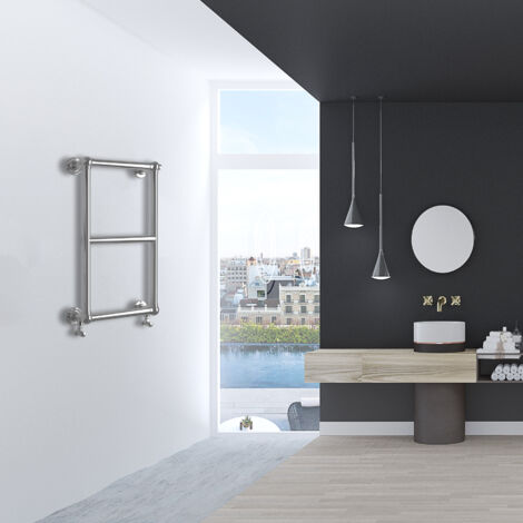 Acezanble 700X400(HxW) Chrome Traditional Style Heating Towel Balustrade Bathroom (1/4)