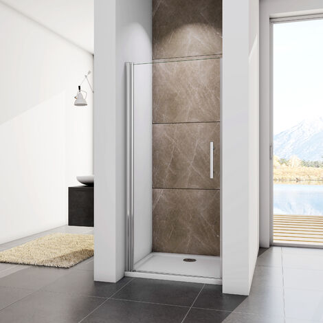 Acezanble Porte de douche pivotante 70x187cm, en niche (1/5)