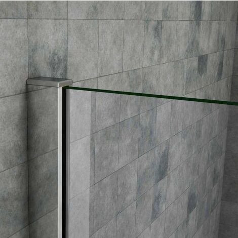 Acezanble 1100x1850mm Walk In Wet Room Shower Easyclean Glass Enclosure Screen