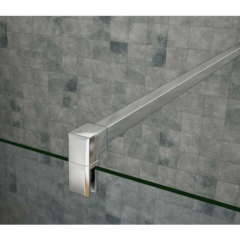 Acezanble 1100x1850mm Walk In Wet Room Shower Easyclean Glass Enclosure Screen