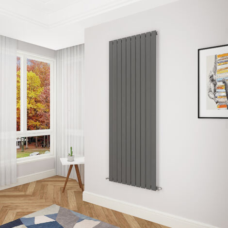 Acezanble Anthracite Flat Panel Radiator 1800 x 680mm Single Panel