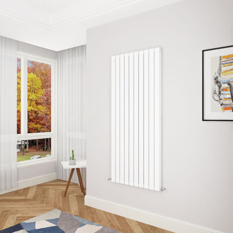 Acezanble White Flat Panel Radiator 1600 x 680mm Double Panel