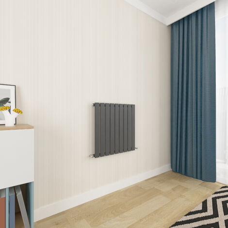 Acezanble Anthracite Flat Panel Radiator 600 x 612mm Single Panel (1/5)