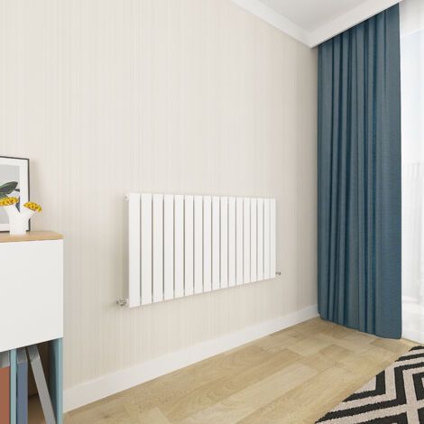 Acezanble White Flat Panel Radiator 600 x 1156mm Single Panel
