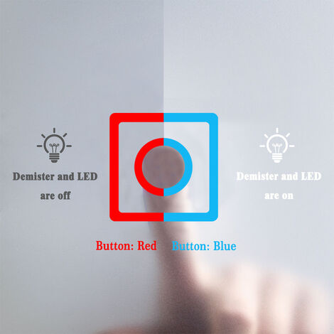 Acezanble 1500x700 Large Illuminated LED Bathroom Mirror with Demister Pad [IP44 Rated] Rectangular Backlit Wall Mounted,Touch Sensor Switch