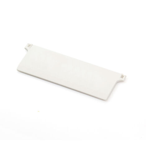 Beschwerungsplatte für Lamellenvorhänge 127 mm Lamellen - Weiss - x 40