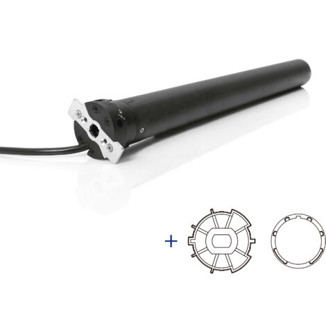 Kabelgebundener AvosDim-Rollladenmotor 10 Nm ø45 + ZF54-Röhrenanpassungen