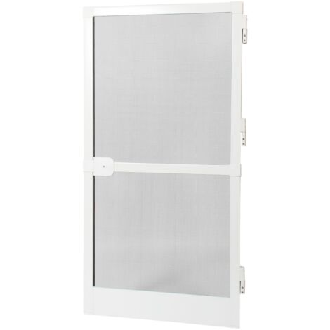 Insektenschutztür H 2150 mm x B 1000 mm - Aluminium - Weiß