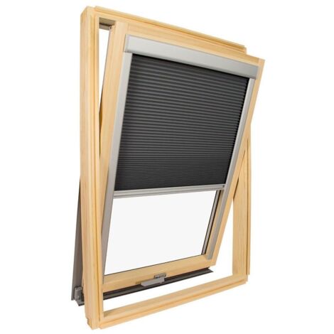Wabenplissee für VELUX ® Dachfenster - Anthrazitgrau - MK04