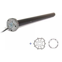 AvosDim Notfall-Rollladenmotor mit Kabel, 50 Nm, ø45 + ZF54-Röhrenanpassungen