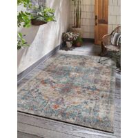 the carpet Palma Indoor- & Outdoor-Teppich, modernes Design, Wohnzimmer, wetterfest & UV-beständig, langlebig und pflegeleicht, Mehrfach, 080 x 300 cm