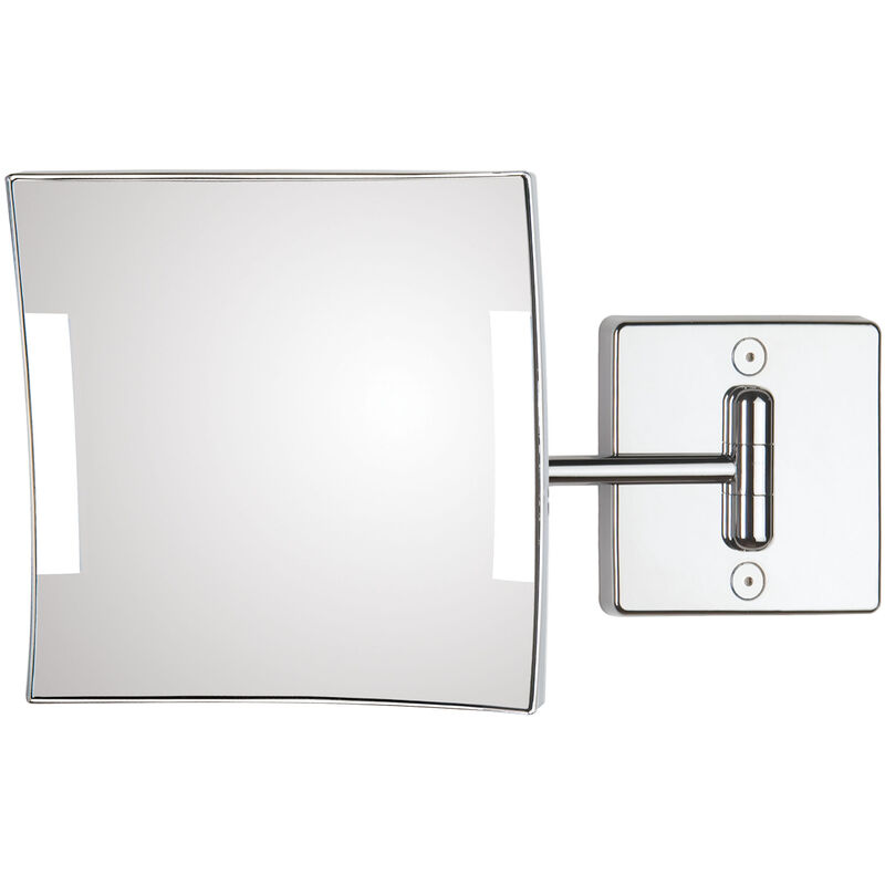 KOH-I-NOOR Quadrolo led c60/1kk3 specchio ingranditore x3 quadrato da parete  1 braccio illuminazione