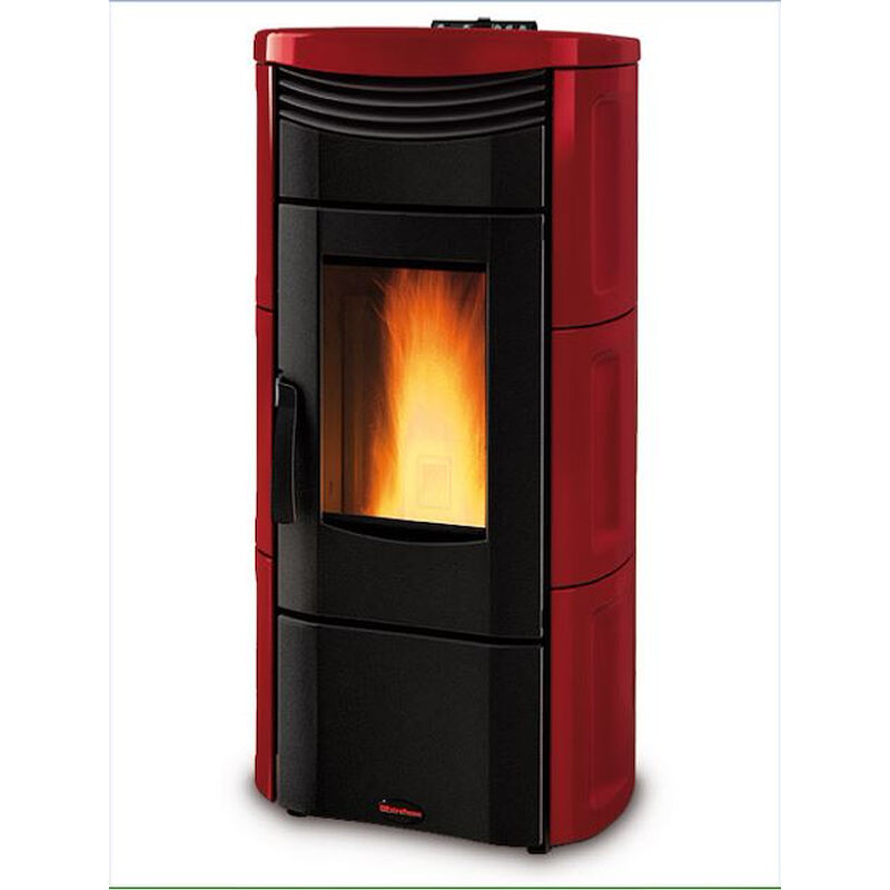 EXTRAFLAME Emma plus bo pellet 12,0 kw stufa maiolica canalizzata