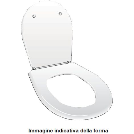 Sedile wc soft per Vaso Dolomite Modello Perla New