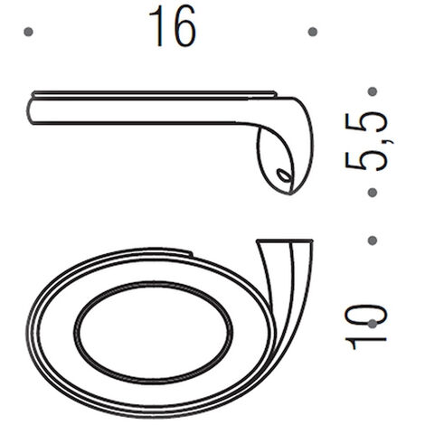 COLOMBO DESIGN Link porta sapone a muro cromato codice prod: B2401SCR-VAN