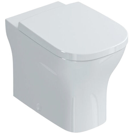 Wc A Pavimento Filo Parete Con Sedile Slim Rallentato Ideal