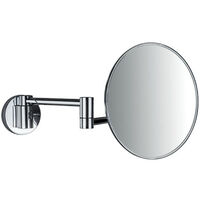 COLOMBO DESIGN Specchio ingranditore a muro 3x3 con braccio snodato cromato  codice prod: B97590 CR