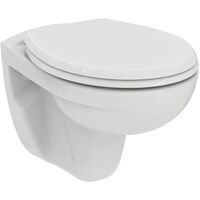 Ideal Standard Strada II - WC sospeso con sedile ultrapiatto SoftClose,  Aquablade, bianco T359601