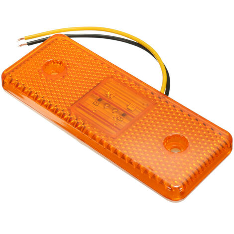 Lampe Marqueur LED Jaune 1/14 – Jupe Latérale Pour Camion Tractor LESU – Pièce RC Degree