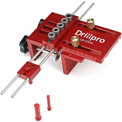 Gabarit de percage oblique 08400 6-15mm Guide de forage à bois réglable en alliage d'aluminium Jmax