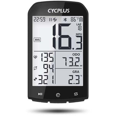 Ordinateur Vélo GPS IGPSPORT BSC100S - Écran 2,6" - ANT+ - Rechargeable - Étanche IPX7 - 40h Autonomie