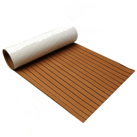 TEMPSA 230x90cm Marine Tapis EVA Decking Faux Teck Pour Plancher Bateau