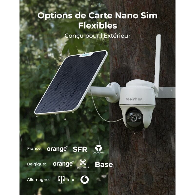 Camera de chasse autonome solaire photo 32 Mpx vidéo audio Full HD vision  nocturne invisible étanche IP66