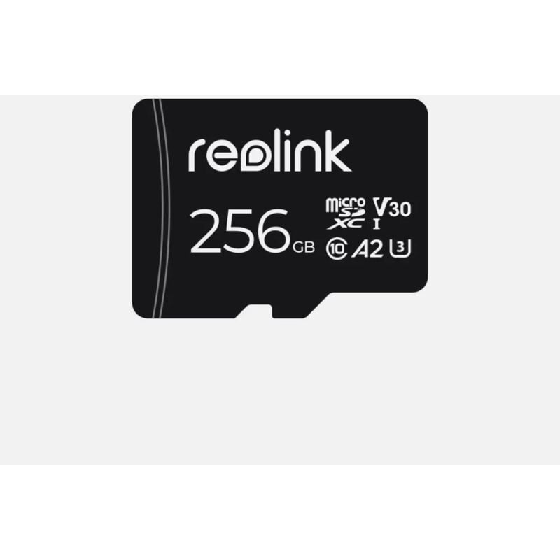 Reolink Carte MicroSD HC 256Go, Carte Mémoire TF Compatible avec Caméra de Surveillance Reolink