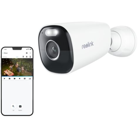 Reolink – Caméra de surveillance WiFi 5MP extérieure – Vision nocturne couleur – Détection intelligente personnes/véhicules – Audio bidirectionnel