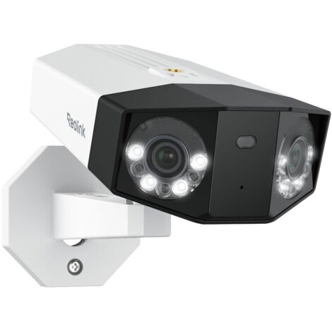 Reolink – Caméra de surveillance extérieure 8K 16MP – Vue 180° avec double objectif – Détection intelligente – Vision nocturne couleur – PoE