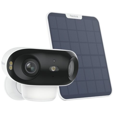 Reolink – Caméra de surveillance 4K WiFi 6 extérieure – Vision nocturne ColorX – Vue panoramique 180° – Détection intelligente – Panneau solaire (1/5)