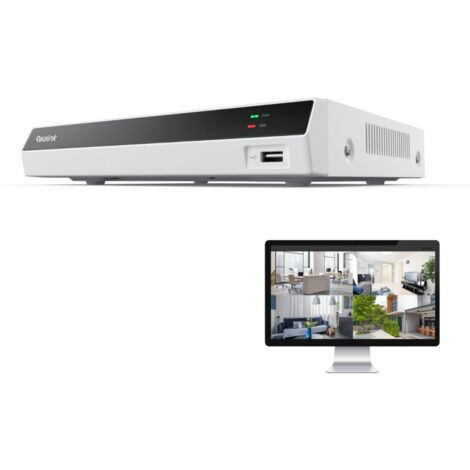 Reolink 8-Canal NVR PoE à 8 Canaux pour Enregistrement 24h/7j Fiable Disque dur 2To intégré (1/5)