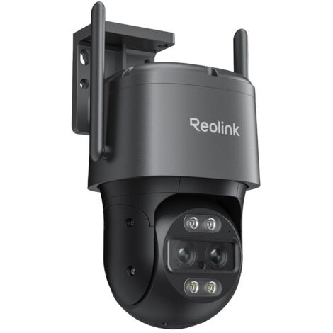 Reolink – Caméra de sécurité extérieure WiFi 4K – Double objectif avec suivi automatique – Vision nocturne couleur – Détection intelligente – Alarme sonore et lumineuse