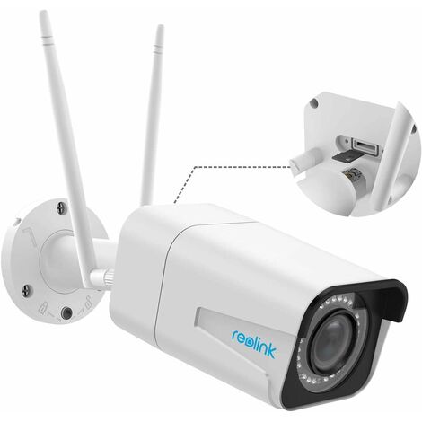 5MP Caméra Surveillance Extérieure WiFi sans Fil - RLC-542WA - Caméra IP  avec Zoom Optique 5X, Vision Nocturne 30m, Anti-vandalisme IK10