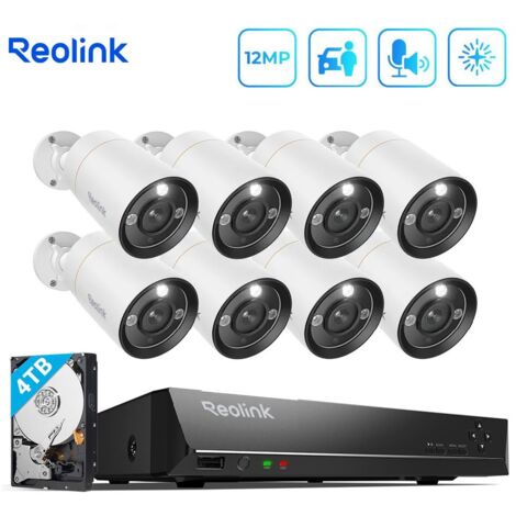 Reolink – Caméra de surveillance 12MP 6K PoE – Vision nocturne couleur – Détection intelligente personnes/véhicules – Audio bidirectionnel – Étanchéité IP66 (1/5)