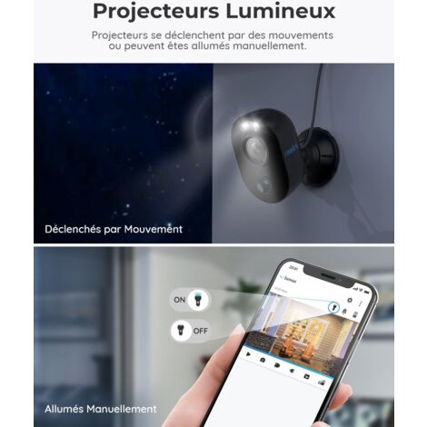 Caméra Extérieure Reolink 4K WiFi 6 - Vision Nocturne Couleur, Détection Intelligente, étanche IP65